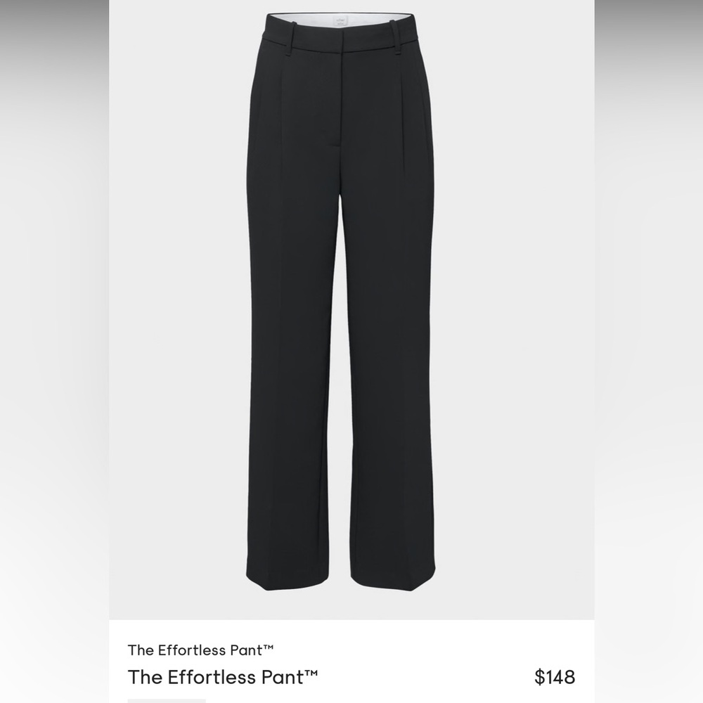 Aritzia Effortless Pant 2 Short Black